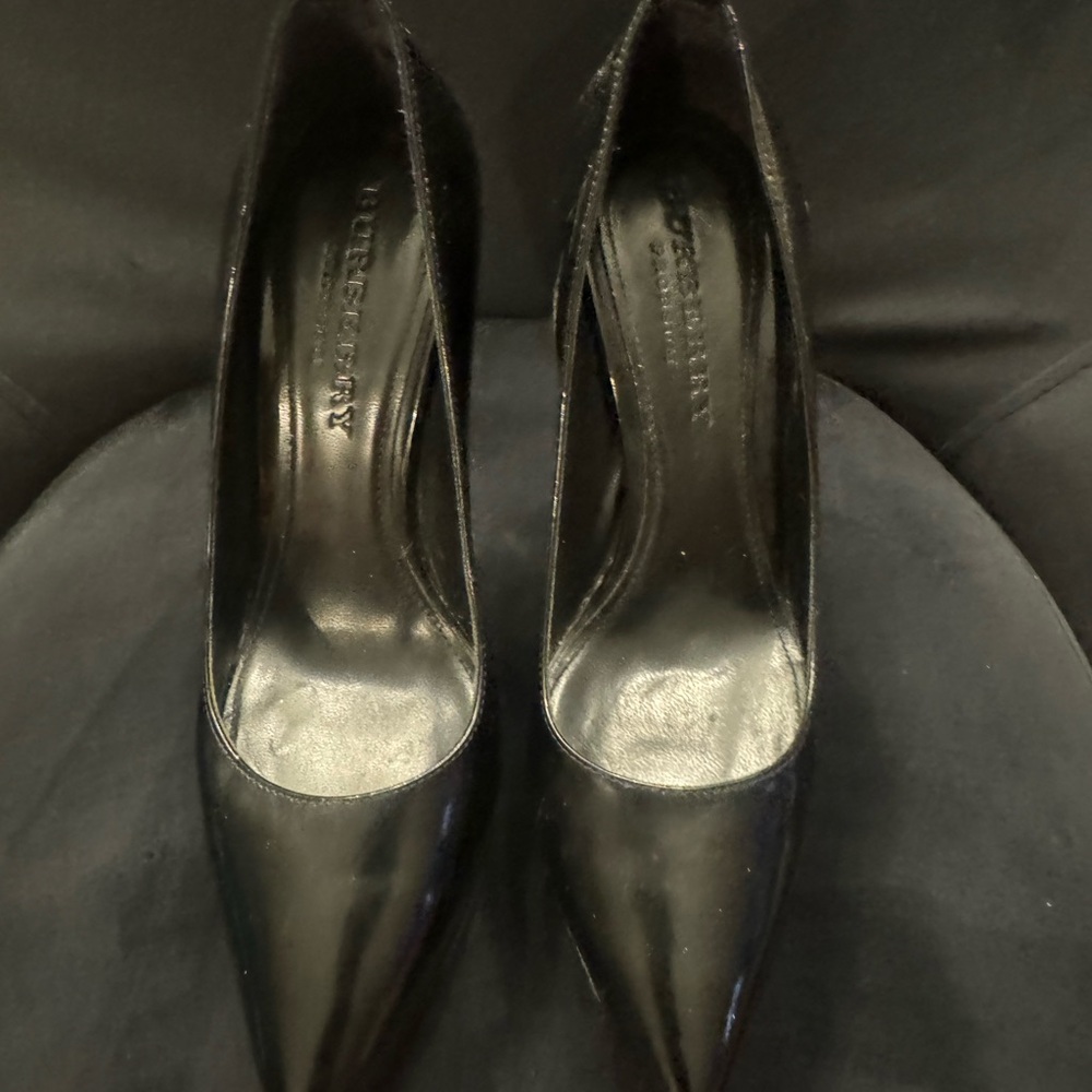 Burberry Prorsum platform Black Patent Shoes